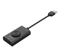 Orico Zewnętrzna wielofunkcyjna karta dźwiękowa USB-A - czarna - 1343472 - zdjęcie 2